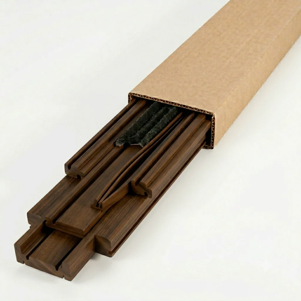 Kit Stipite Porte Scorrevoli Scomparsa in Vetro - Image 4
