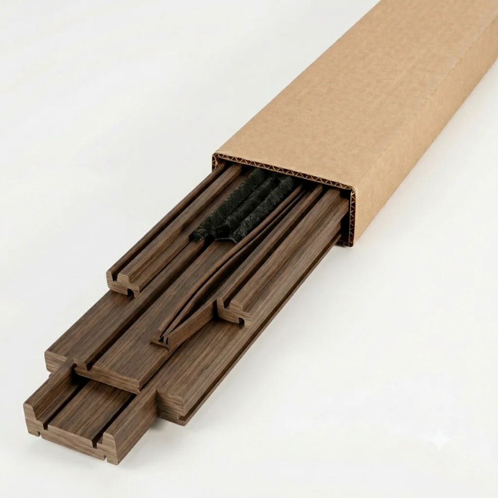 Kit Stipite Porte Scorrevoli Scomparsa in Vetro - Image 5
