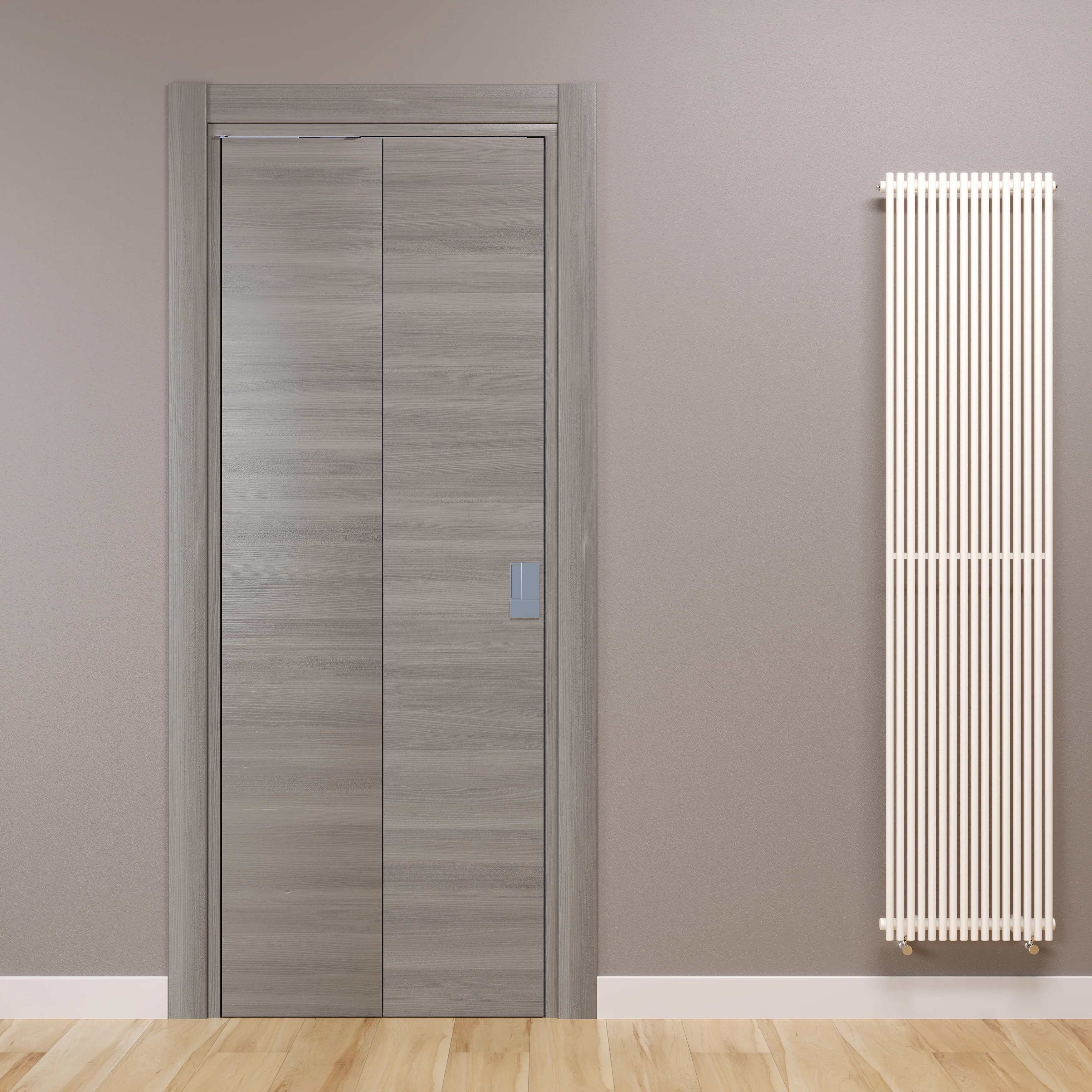 Porta Pieghevole a Libro Olmo Grigio Compack Living 180° Celegon - Image 3