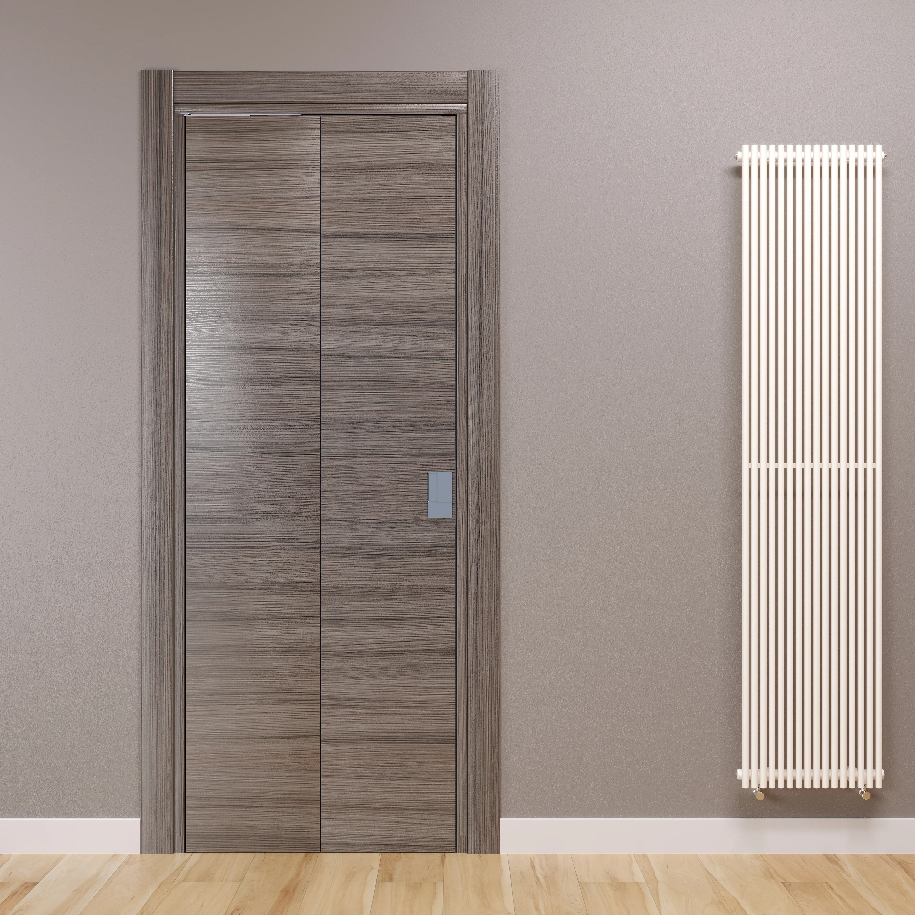 Porta Pieghevole a Libro Palissandro Tortora Compack Living 90° Celegon - Image 3