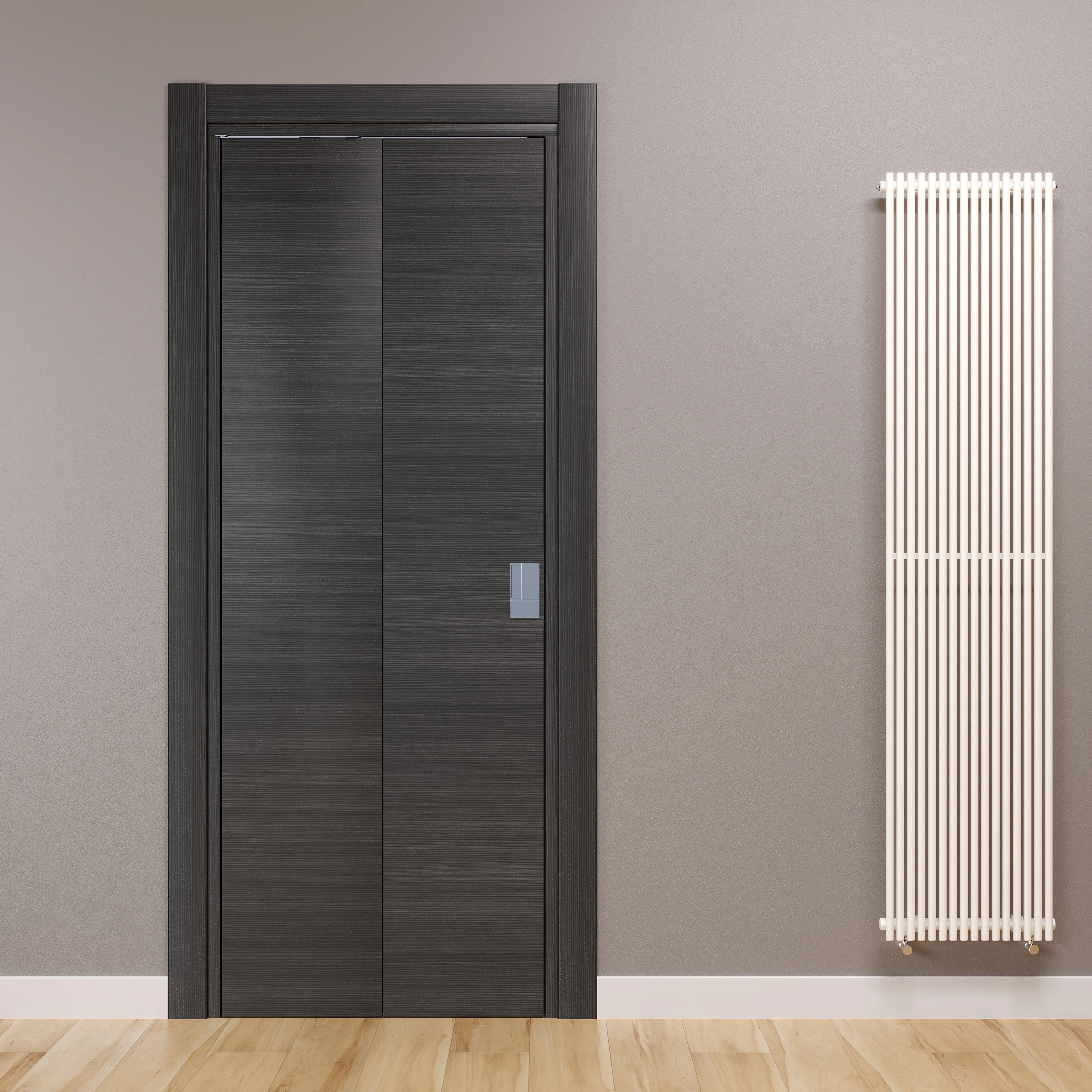 Porta Pieghevole a Libro Rovere Grigio Compack Living 90° Celegon - Image 3
