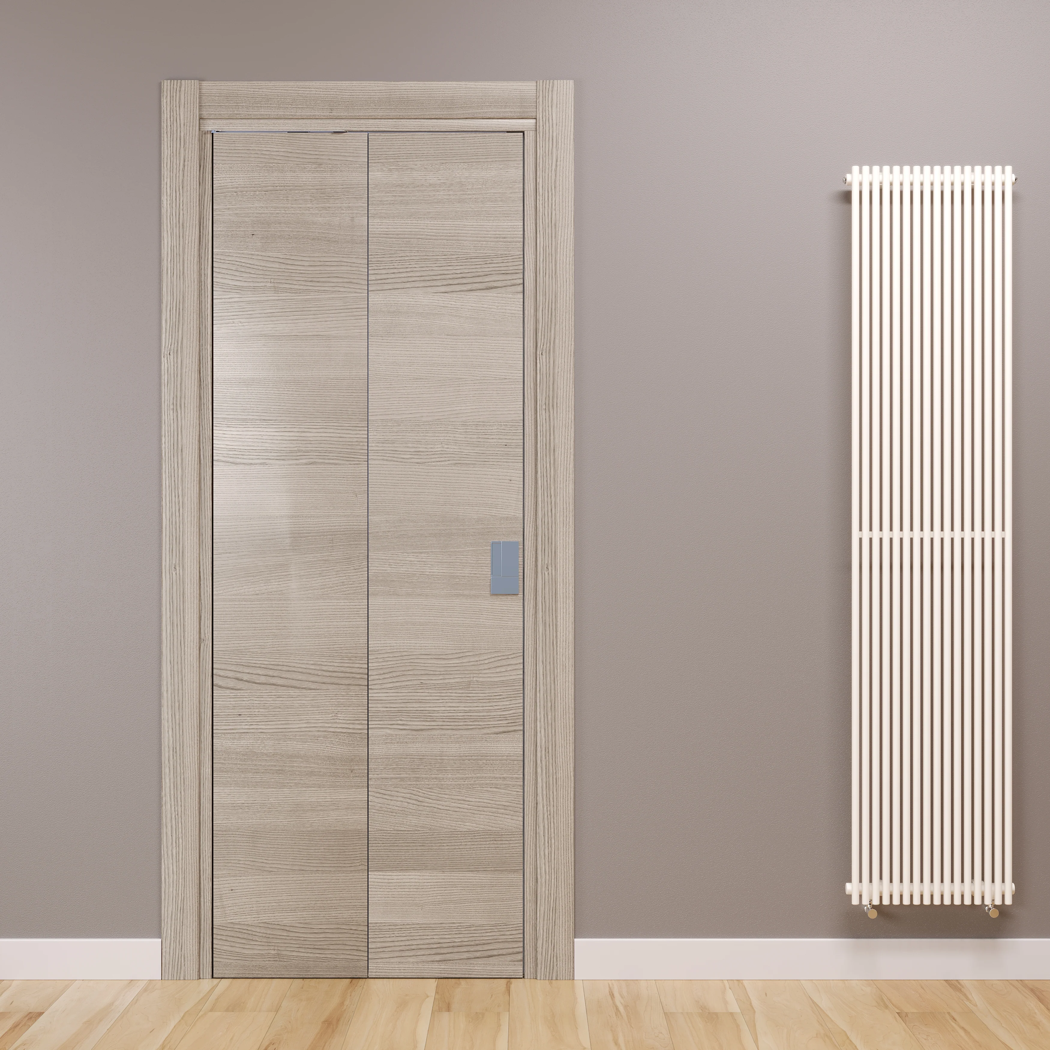 Porta Pieghevole a Libro Rovere Orizzontale Compack Living 90° Celegon - Image 3